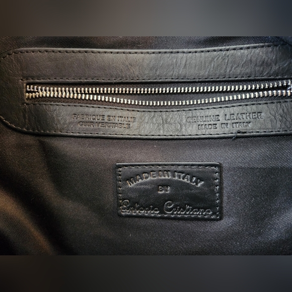 *SOLD* Antonio Cristiano XL Sheepskin Fur Tote Satchel Bag in Black; New w/ Tags - Picture 8 of 16